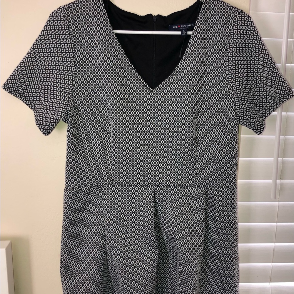 Black and white Dress